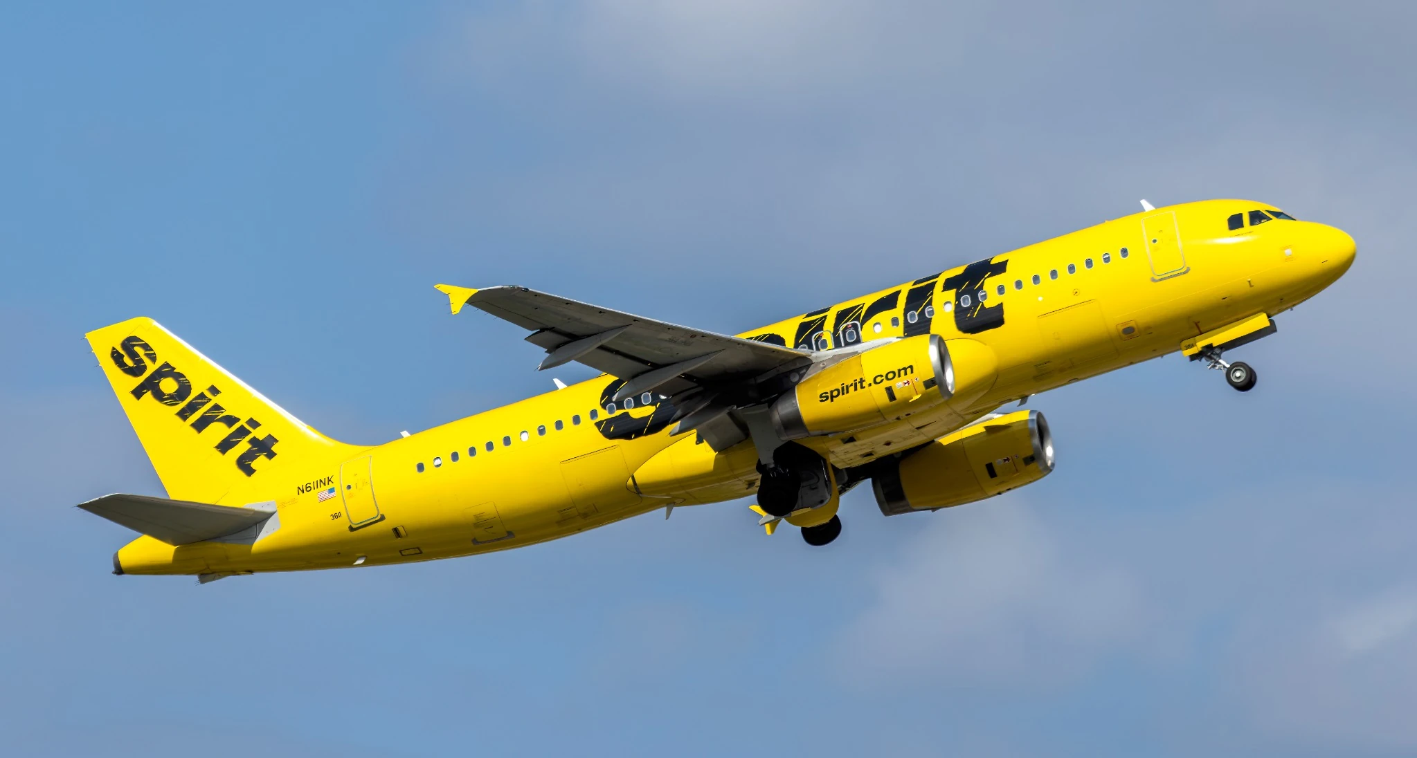 Spirit Airlines Airbus A320 aircraft in Spirit Airlines livery